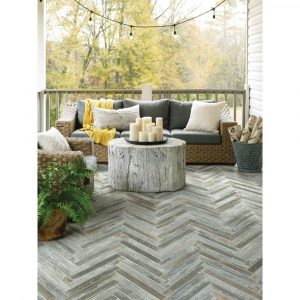 Fusion Herring bone Mosaic | hardwood | flooring | Bay Country Floors