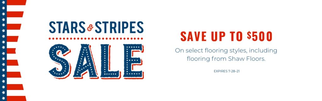 Stars & Stripes Sale | Bay Country Floors